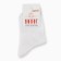 Male socks, white color, size 27