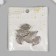 Decor for creativity Metal "List with Lives" silver 2.6x1.5 cm