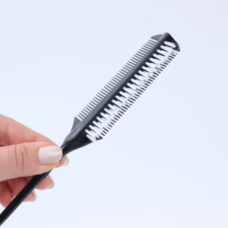 Combing combination, with tail, 23 × 4 cm, black color-6