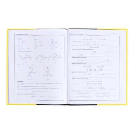 Universal diary for grades 5-11 Black & Yellow, solid cover, glossy lamination, 48 sheets-9