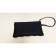 Black cosmetic bag, "cat peeps out"