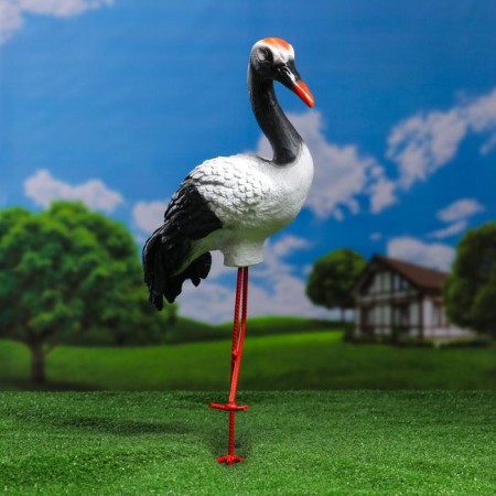 Garden figure "Crane" 16x40x25cm-3