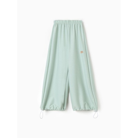 Children's pants Minaku, olive color, height 152 cm