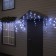 Garland "fringe" 12 × 0.7 m, IP44, UMS, white thread, 240 LED, white glow, flicker, 220 V