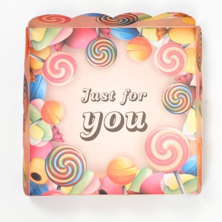 Box for cookies, "Sweet holiday", 12 x 12 x 3 cm-3