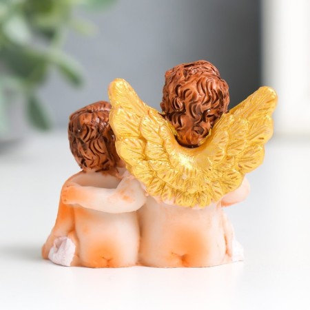 Polystone souvenir "Two angels with the book" MIX 3x4.5x4.7 cm-3