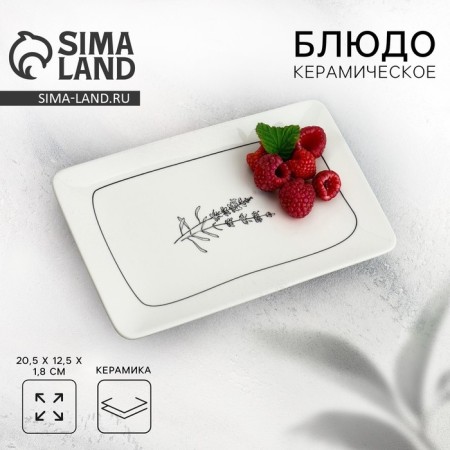 Ceramic Flower, 20.5 x 12.5 x 1.8 cm, white color-1