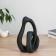 VAZA Ceramics Table "Bailey" 23 cm, black