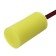 Rock’N’Roll bottle washing with a burgundy sponge, 38 cm.