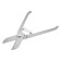 Scissors for scrap metal, metal handles, straight cut, 200 mm