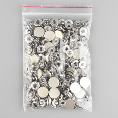 Installation button, alpha (S-shaped), d = 12 mm, silver matte color-3