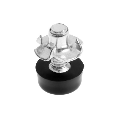 Support adjustable tundra, d = 16 mm. M6x15 mm, black color, 8 pcs.-1