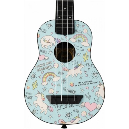 Ukulele set Flight, TUS-40 Unicorn Pack-3
