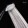 Shower watering can Milardo 3803F87M18, 3 modes, chrome