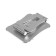 A phone stand, adjustable, folding, 360 ° rotation, metal, silver