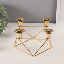 Summary Metal for 4 candles 