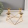 Summary Metal for 4 candles "Geometry" D-2 cm 21x21.5x14 cm