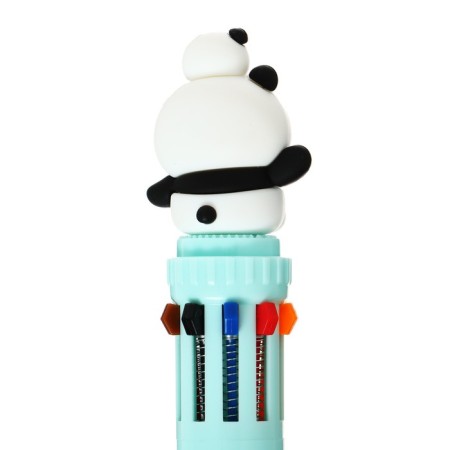 Handle Automatic Ball 10 color, rod 0.7 mm, "panda", mix-4