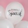 Shar Latex 12 "My berry", white, pastel, 2-sided, set 25 pcs., Mix