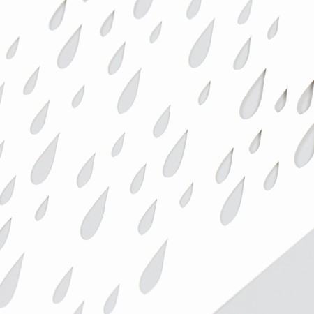Plastic stencil "Rain" 16x24 cm-2