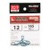 Hooks Kujira Universal 165, BL color, No. 12, 10 pcs.