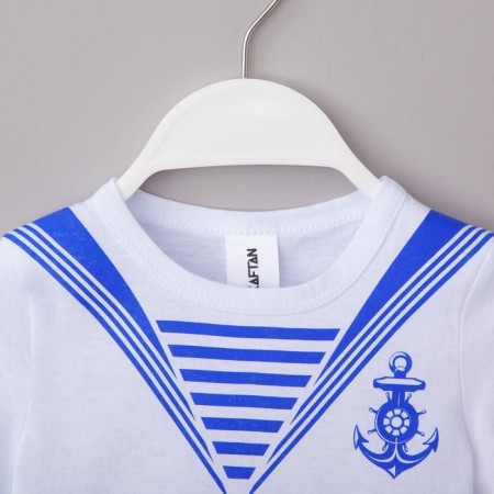 T-shirt Children's KAFTAN "Sailor", white, height 86-92 (28)-5