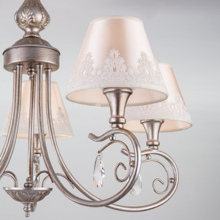 Incanto 5x40W E14 chandelier is silver-2