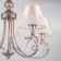 Incanto 5x40W E14 chandelier is silver