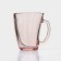 Glass Glass "Shaype", 320 ml, pink color