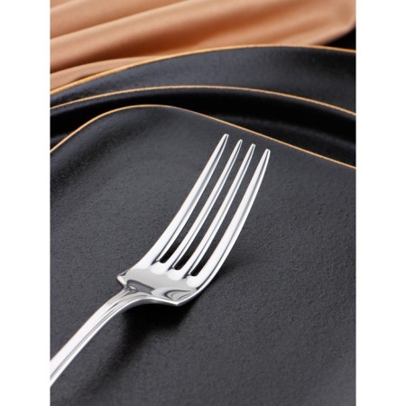 Dining room "Middleton", length 19 cm, thickness 3 mm, silver color-1