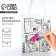 Bag Schoper for coloring "Anime", 35x40 cm, spanbond