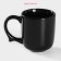 Mug ceramic shade Coffee Break, 380 ml, black color