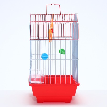 Poultry cell equipped BD-1/4F, 30 x 23 x 39 cm, red (packing 12 pcs)-2
