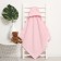 Toward Tensor Corner I am 85x85 cm, peach-pink color, 100% cotton, 320 g/m
