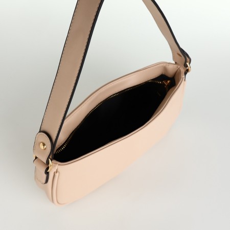 Women's bag with lightning, beige color-9