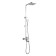 Shower system FMARK FS8145, tropical shower, shower set, mixer, satin