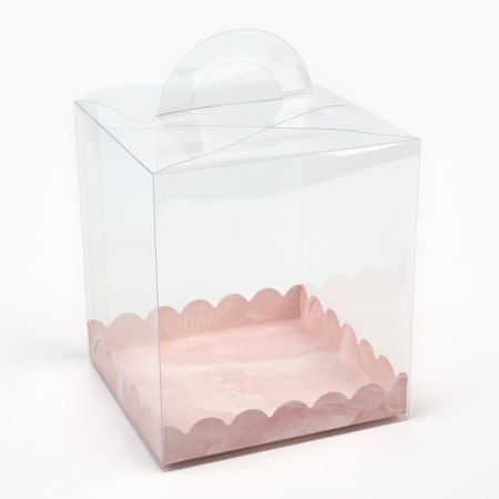 Confectionery box, chest, packaging, love, 16 x 16 x 18 cm-5