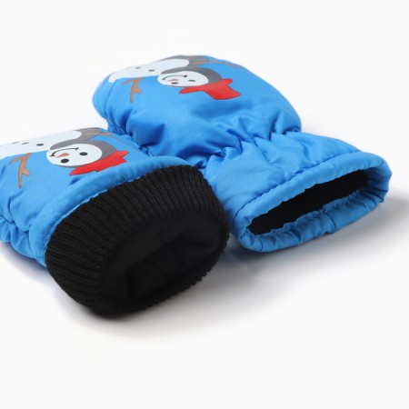 Baby mittens minku, Blue color, 18 cm-2