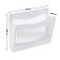 The wall tray is Istanm, white