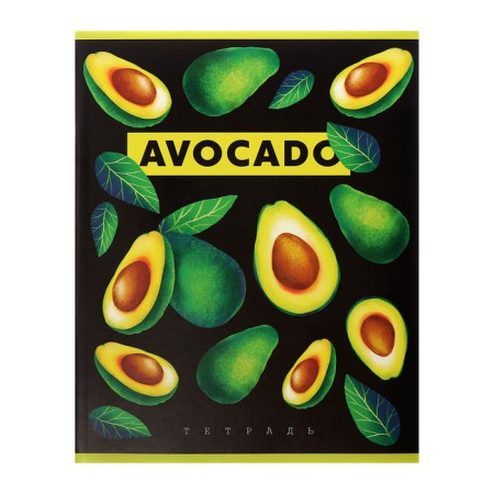 A set of notebooks of 5 pieces, 48 ​​sheets in the Calligrata Avocado cage, covered cardboard, offset block-4