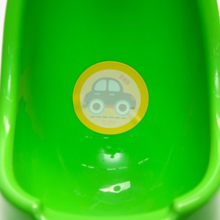 Pussar children's plastic "cars", green color-2