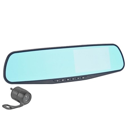 DVR Digma Freedrive 303 Mirror Dual, two cameras, 4.3 ", review 120 °, 1920x1080