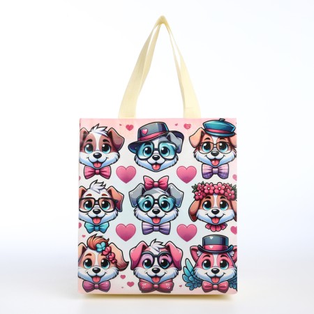 Bag baby puppies, 23*12*25, Department without lightning, pink-1