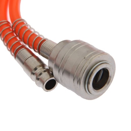 Spiral hose with a quick -detachable connection service key, 70607, 1/4m, 15 m-1