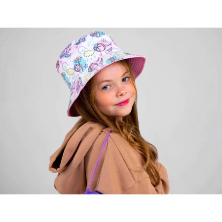 Children's set "Unicorn" (Panama+ backpack), rn. 52-54 cm-6