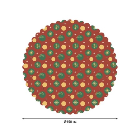 The tablecloth "Christmas radiance", round, Saten, d = 150 cm-1