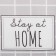 Gift STAY AT Home: a towel, stands, a kitchen spoon, a kitchen blade