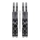Shackles of Pecado BDSM, with two straps, genuine leather, black