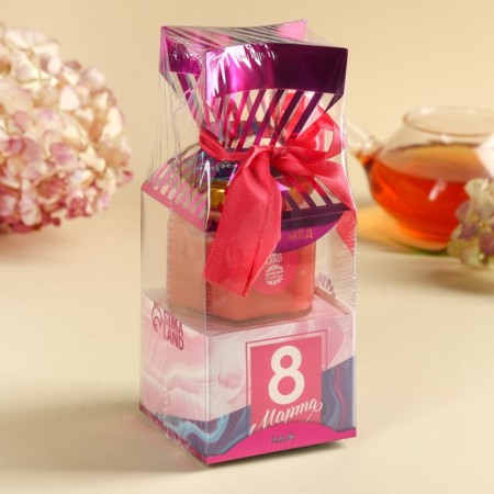 Set "March 8": Cream-mother 120 g, tea 50 g.-5