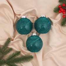 Set of balls plastic D-8 cm, 3 pcs 
